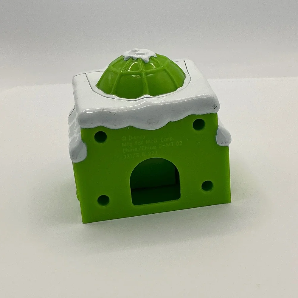 Disney 102 Dalmatians McDonalds Happy Meal Toy Holiday Bank Puppy 2000 Green‎